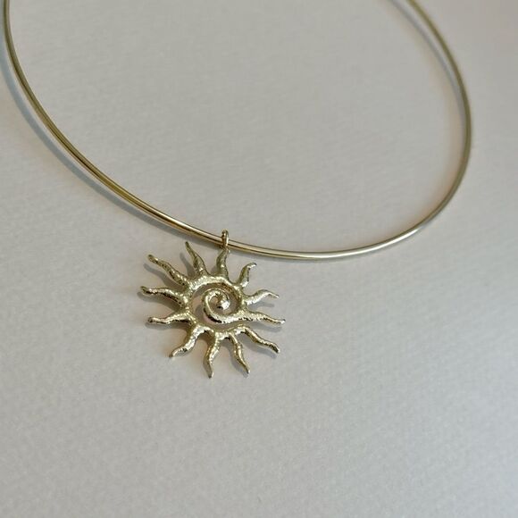 Boho sun necklace #1478 - Picture 3 of 4